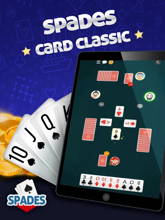 Spades GameVelvet iPad  स्क्रीनशॉट