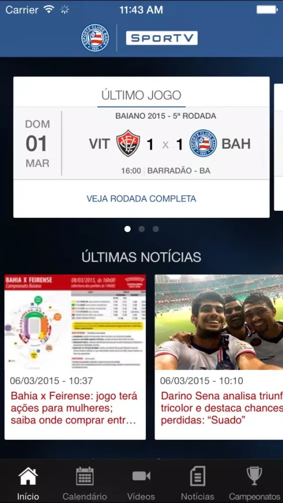 Bahia SporTV應用截圖