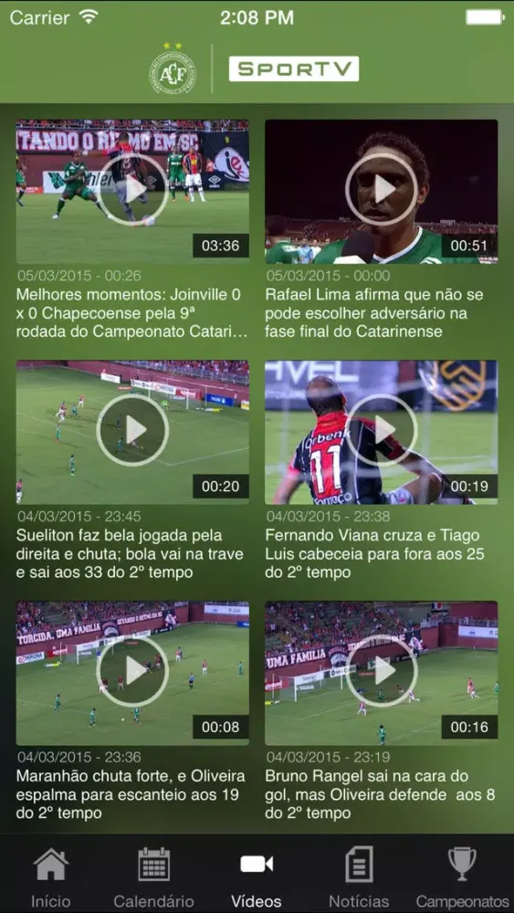 Chapecoense SporTV应用截图