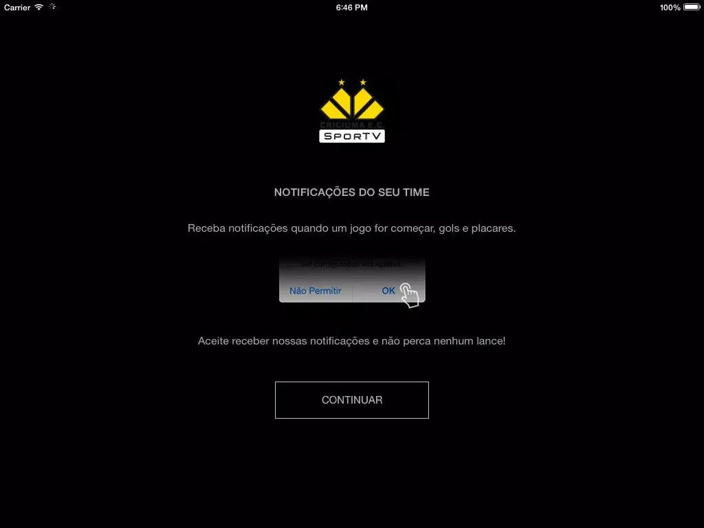 Criciúma SporTV iPad  스크린샷