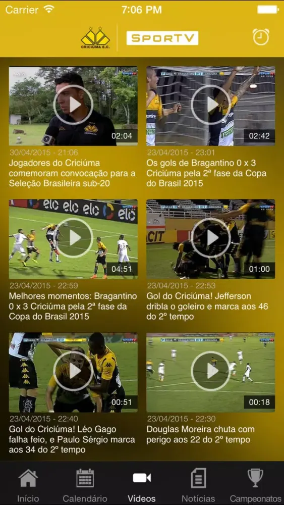 Criciúma SporTV 스크린샷
