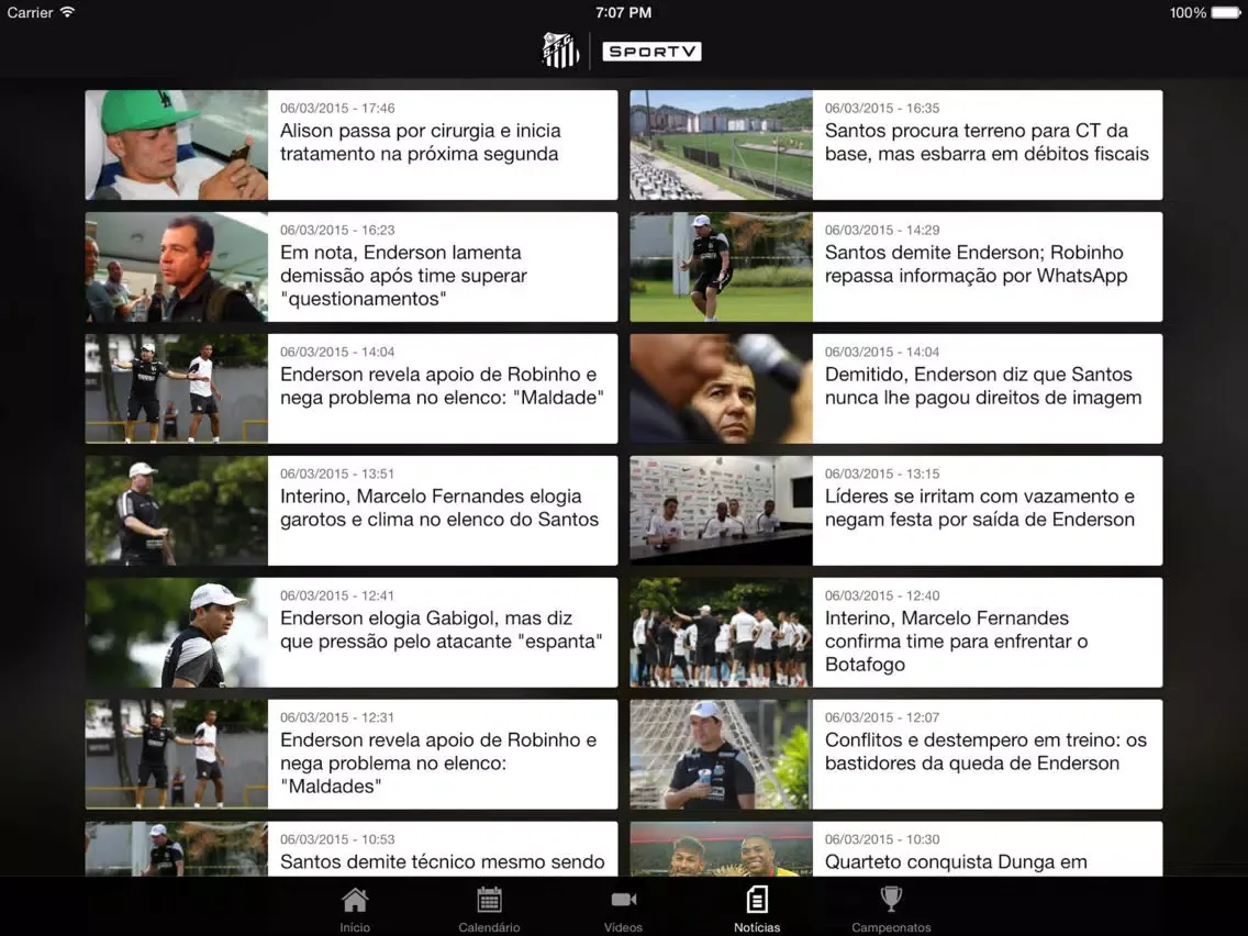 تصاویر Santos Oficial iPad 