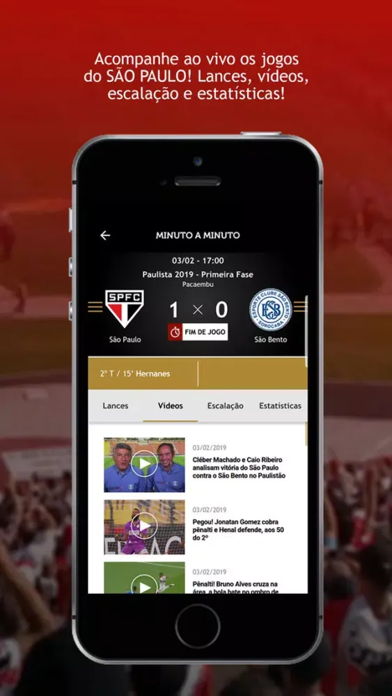Capturas de pantalla de São Paulo Oficial
