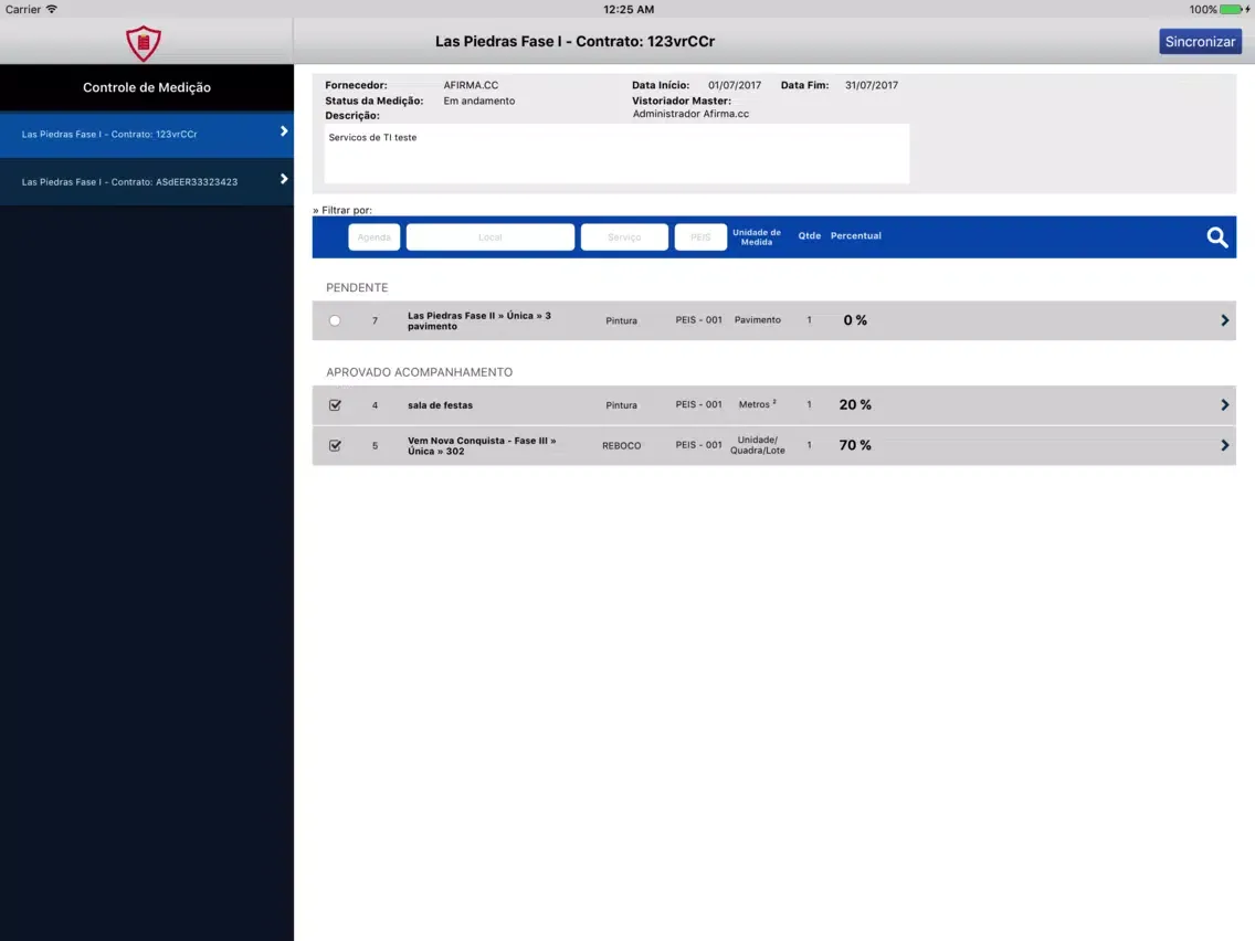تصاویر Stafe - Controle e Medição iPad 