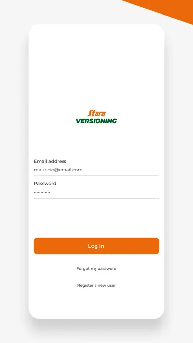 Capturas de pantalla de Versionamento Stara
