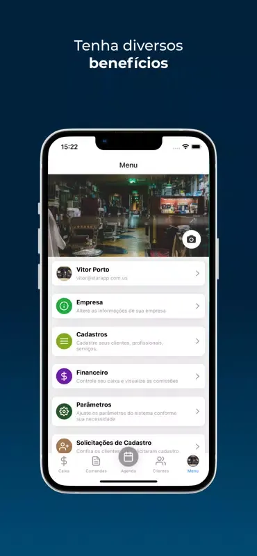 AppBarber PRO Screenshots