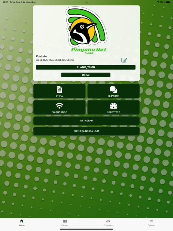 Pinguim Net Cliente iPad  سکرین شاٹس