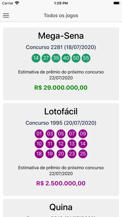 Скриншоты Sua Loto