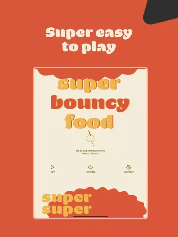 Скриншоты Super Bouncy Food iPad 