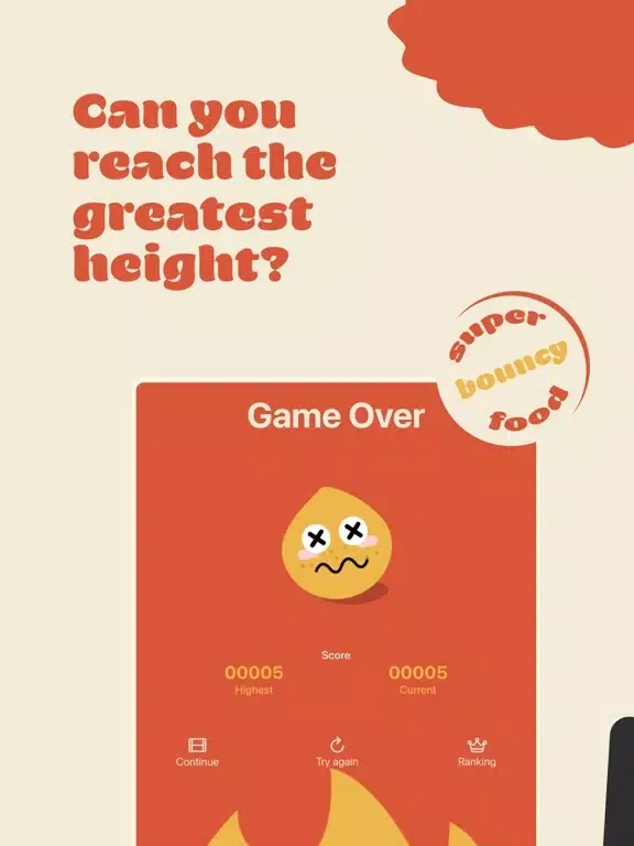 Скриншоты Super Bouncy Food iPad 