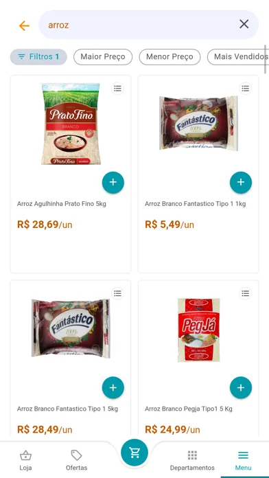 Скриншоты Bem Mais Supermercado Online