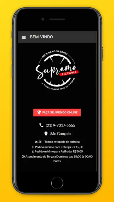 Supremo Pizzaria स्क्रीनशॉट