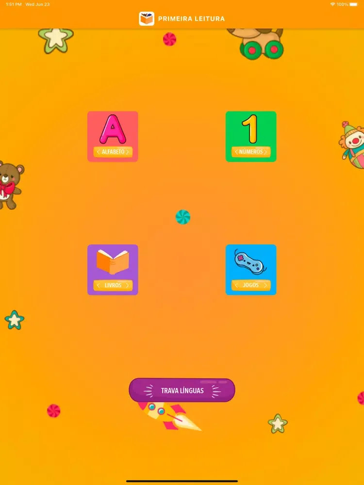 Primeira Leitura Kids iPad 应用截图