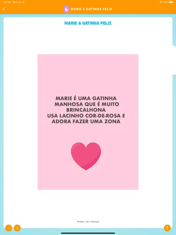 Primeira Leitura Kids iPad 应用截图