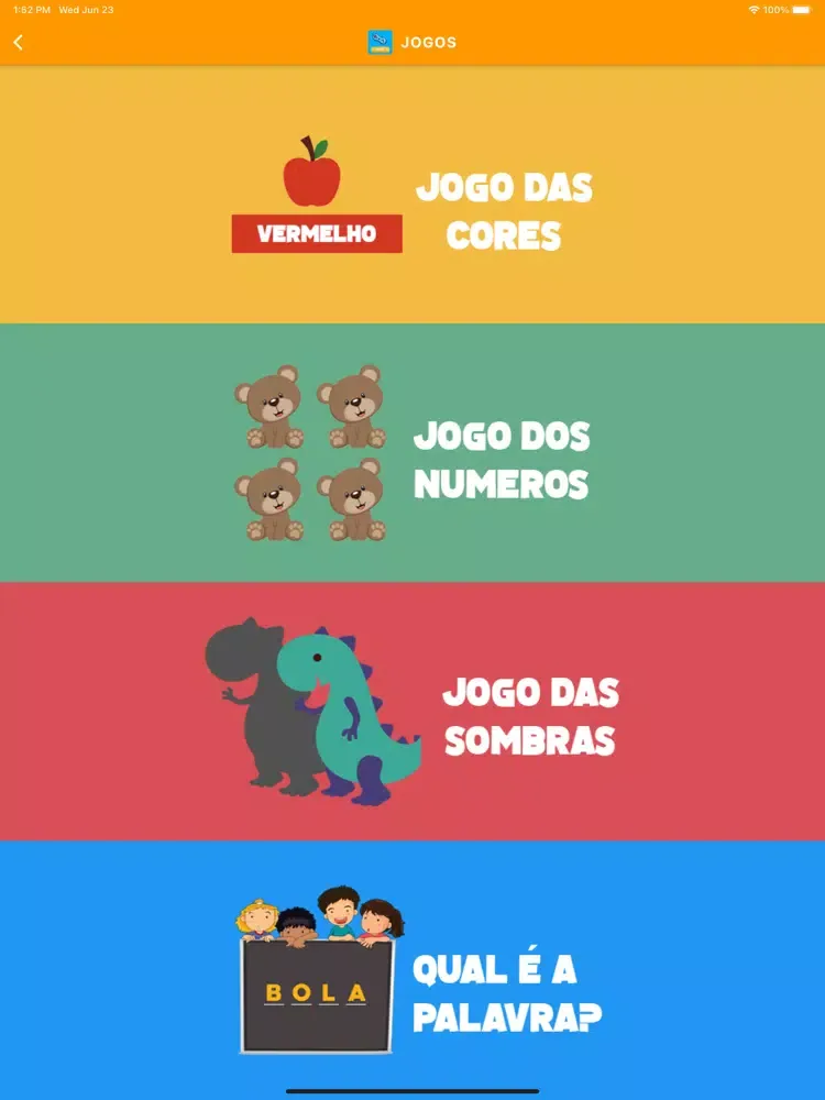 Primeira Leitura Kids iPad 应用截图