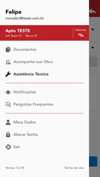 Portal do Cliente RRV Ekran Görüntüleri