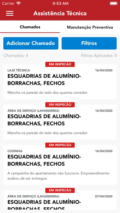 Portal do Cliente RRV Ekran Görüntüleri