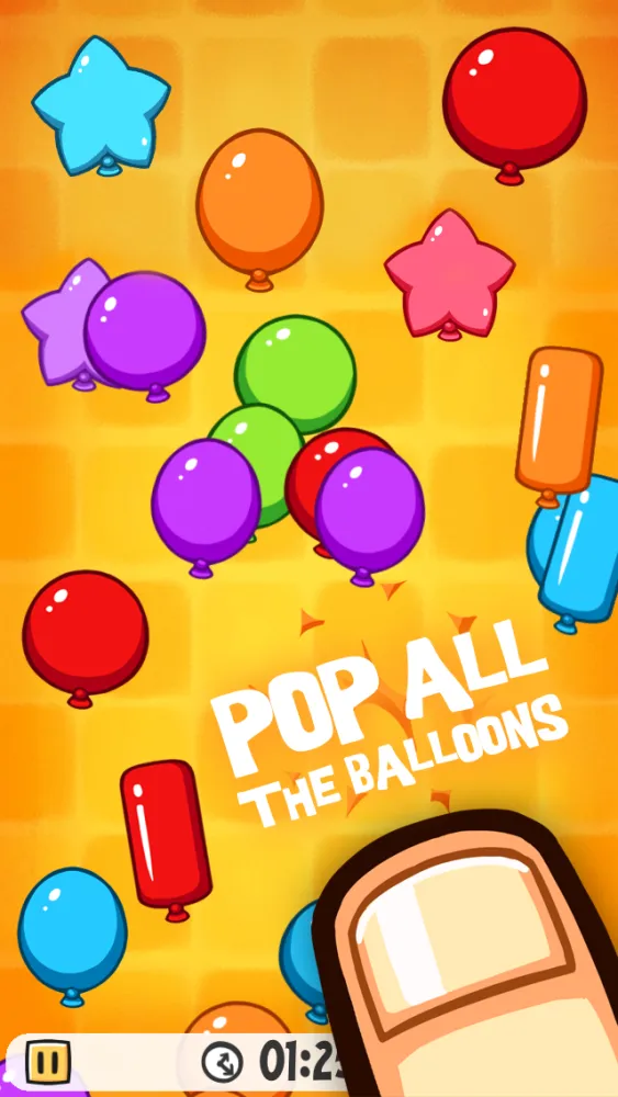 ภาพหน้าจอของ Balloon Party - Tap & Pop Balloons Free Game Challenge