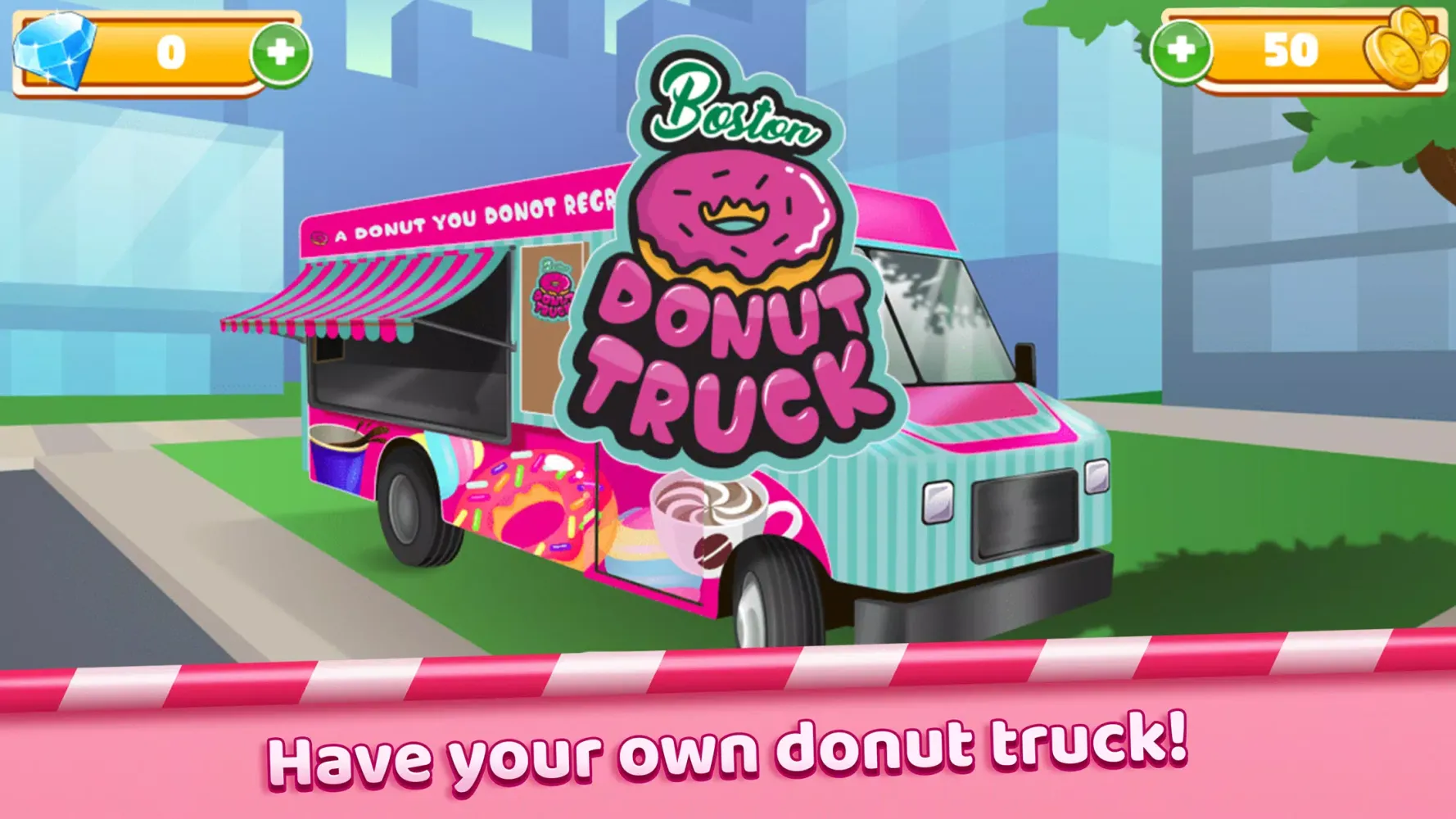 Capturas de tela do Boston Donut Truck