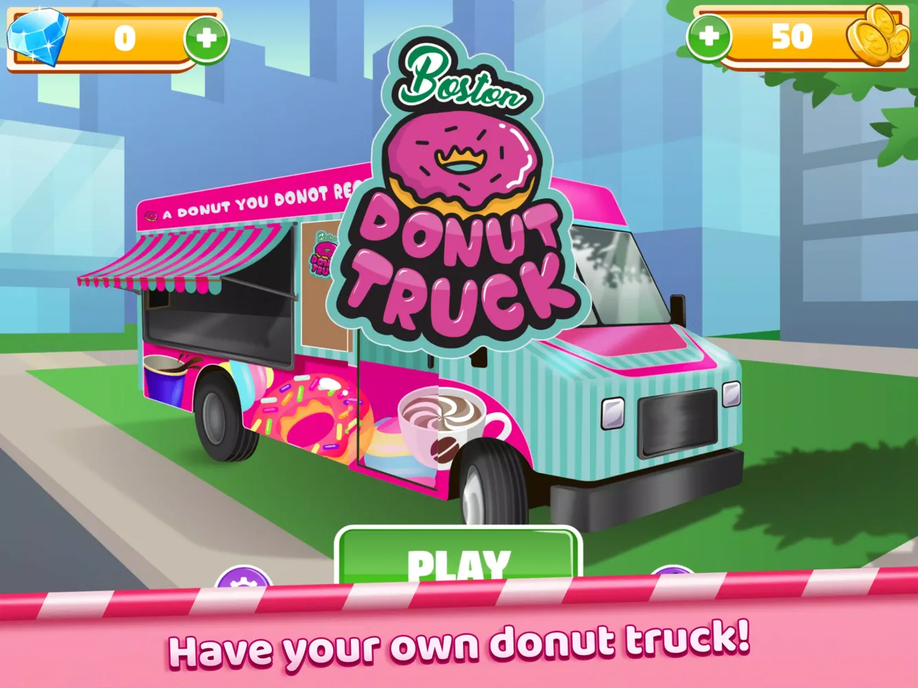 Capturas de tela do Boston Donut Truck