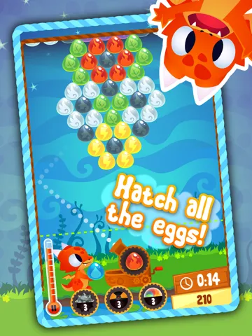Capturas de tela do Bubble Dragon - Free Bubble Shooter Game iPad 
