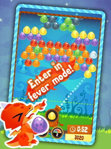 Capturas de tela do Bubble Dragon - Free Bubble Shooter Game iPad 