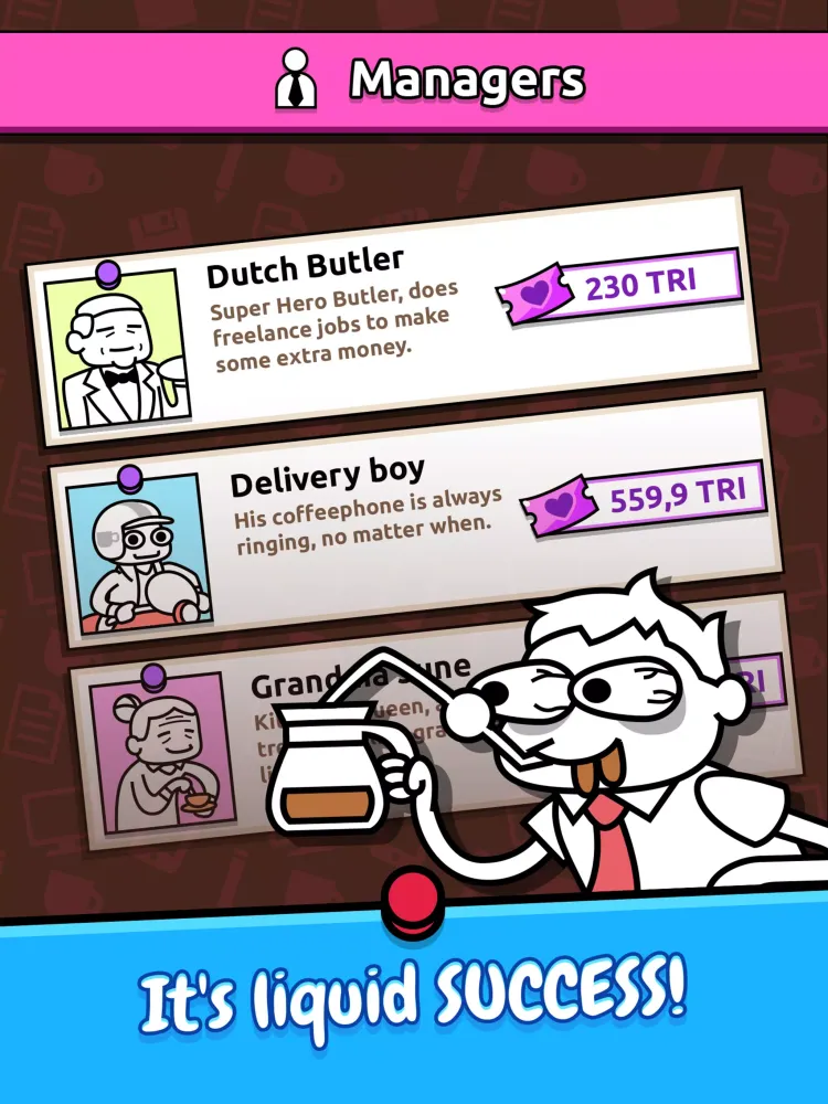 Idle Coffee Inc.: Clicker Game Screenshots