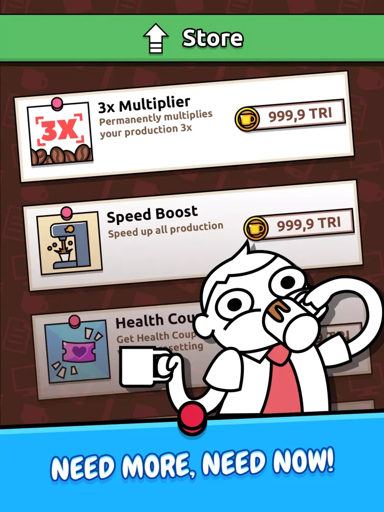Idle Coffee Inc.: Clicker Game Screenshots