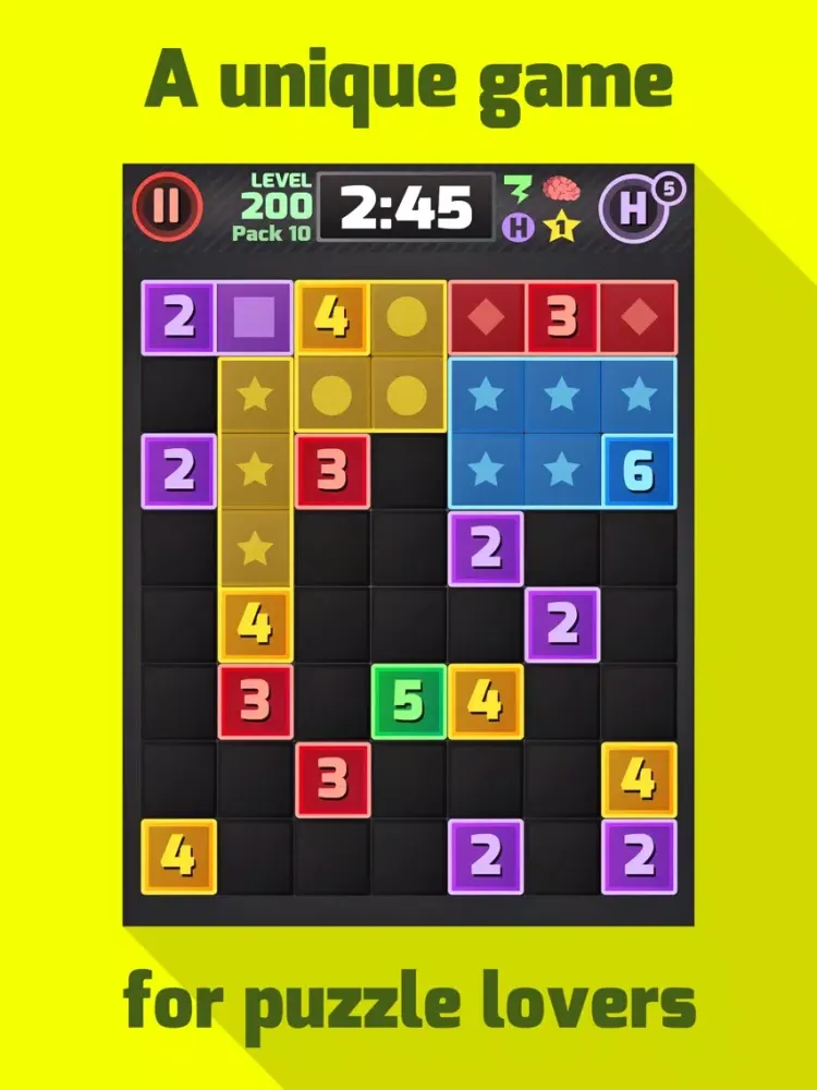 Capturas de pantalla de Color Blocks - Pastime Logical Mind Teaser iPad 
