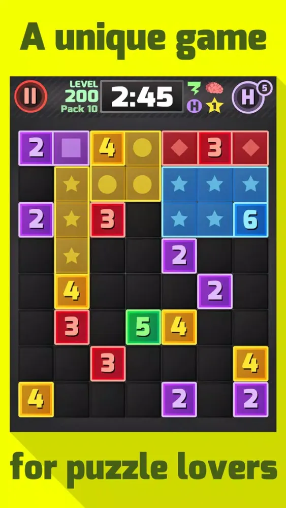 Capturas de pantalla de Color Blocks - Pastime Logical Mind Teaser