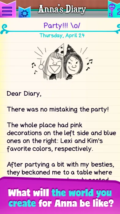 Capturas de pantalla de Dear Diary - Interactive Story
