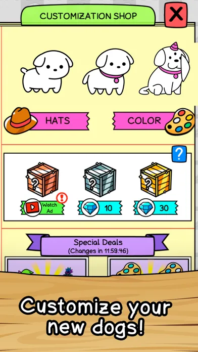 Ảnh chụp màn hình của Dog Merge Evolution