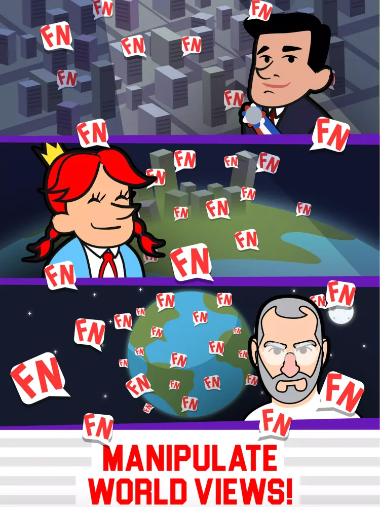 ภาพหน้าจอของ Fake News Inc.