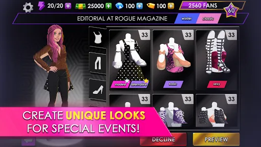 Tangkapan layar Fashion Fever: Dress Up Game