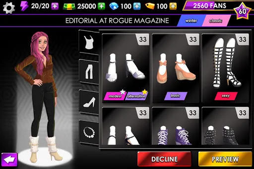 Tangkapan layar Fashion Fever: Dress Up Game