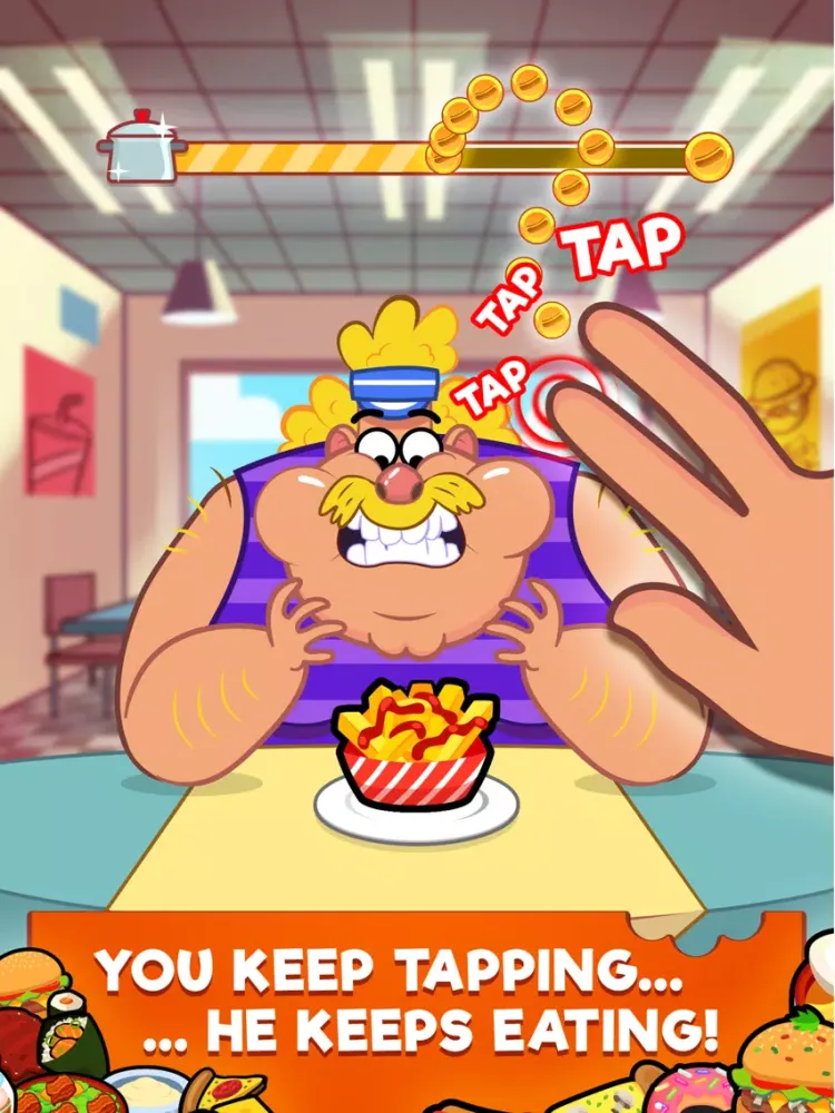Feed The Fat - All You Can Eat Buffet Clicker Game iPad 应用截图
