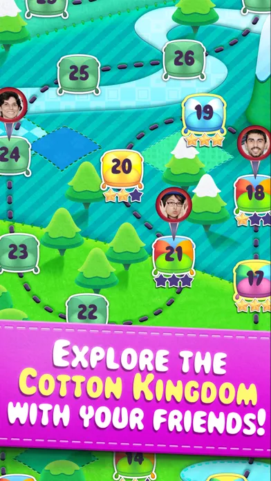 Ảnh chụp màn hình của Fluffy Shuffle - Switch and Match Puzzle Adventure