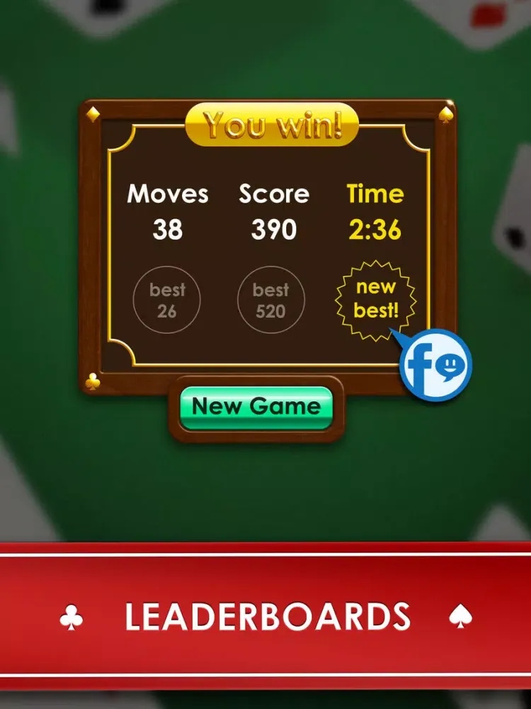 FreeCell - Solitaire Card Fun iPad  Screenshots