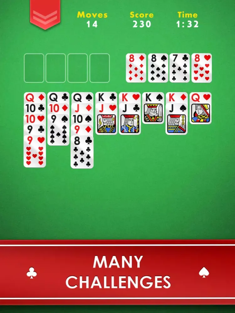 FreeCell - Solitaire Card Fun iPad  Screenshots