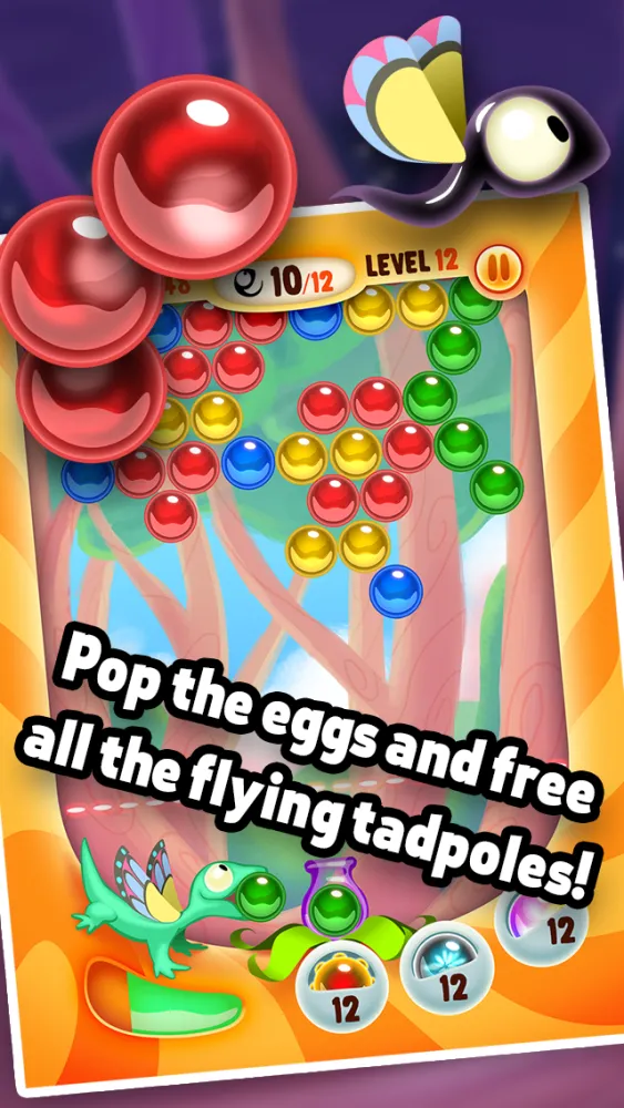 Ảnh chụp màn hình của Gecko Pop - Bubble Popping and Shooting Adventure