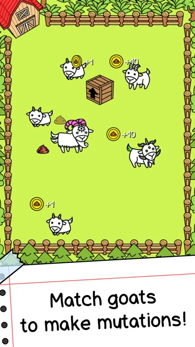 Ảnh chụp màn hình của Goat Evolution: Evolve & Merge