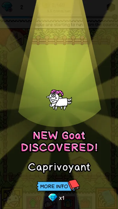 Ảnh chụp màn hình của Goat Evolution: Evolve & Merge