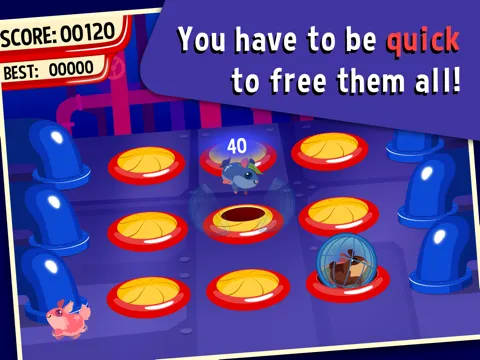 ภาพหน้าจอของ Hamster Rescue - Whack the Pet Hamster Ball iPad 