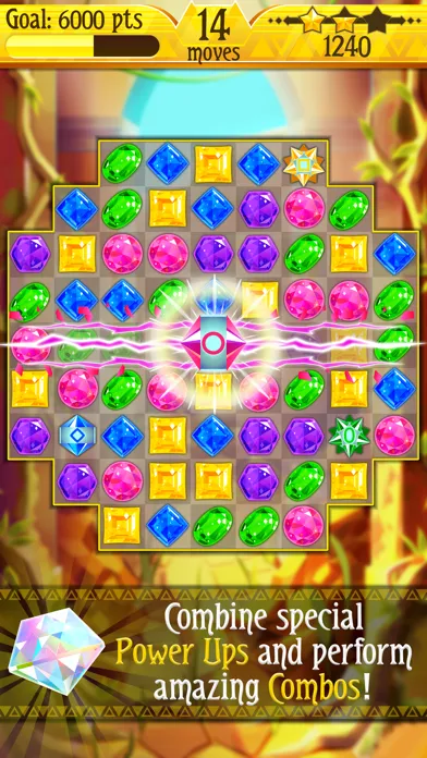 Jewel Hunt - Diamond Matching & Gem Hunting Game स्क्रीनशॉट