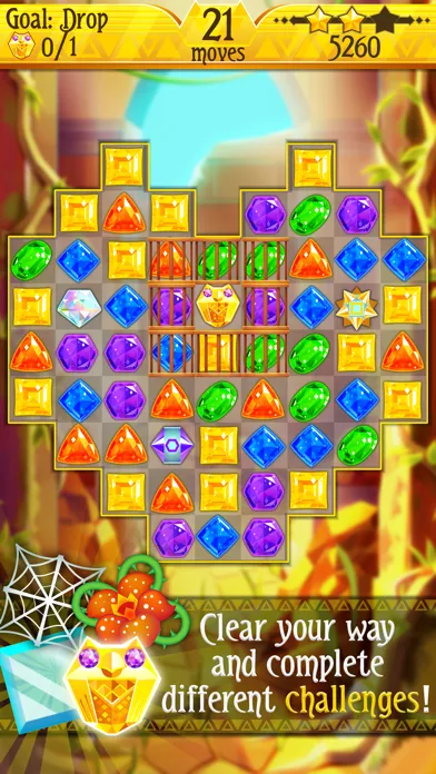 Jewel Hunt - Diamond Matching & Gem Hunting Game स्क्रीनशॉट
