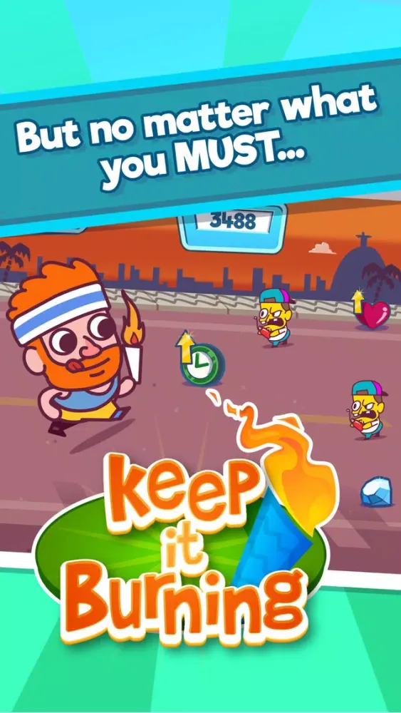 Keep It Burning! Run and Don't Ruin the Games سکرین شاٹس