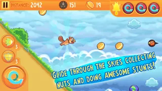 Kew Kew - The Crazy & Nuts Flying Squirrel Game স্ক্রিনশট
