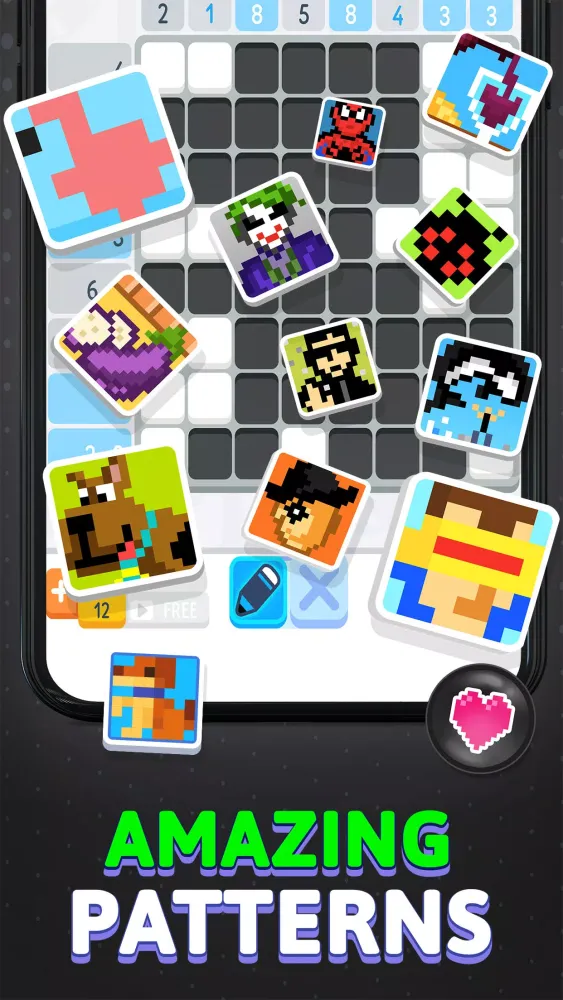 Capturas de pantalla de Nonogram Logic Pic: Pictogram