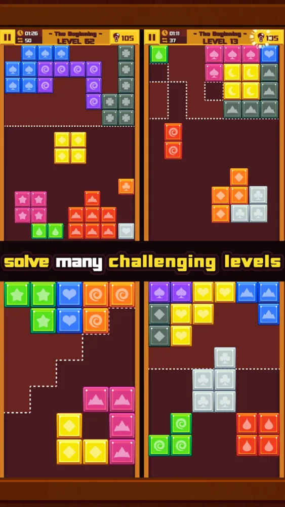 Mind Blocks - Fit Pieces & Shapes Doodle Game स्क्रीनशॉट