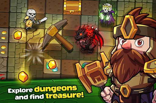 Mine Quest: Battle Dungeon RPG 스크린샷